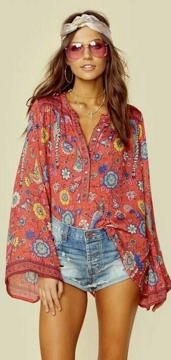 Beautiful & lovely hippie tops, Bell sleeve