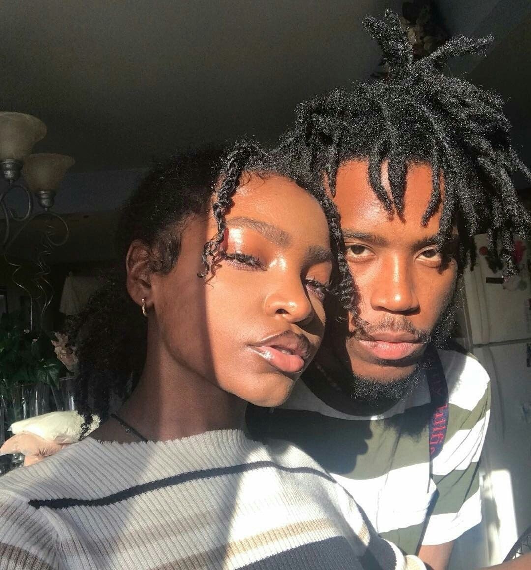 Black Couple Relationship Aesthetic Interpersonal Relationship Black Young Cute Couples 