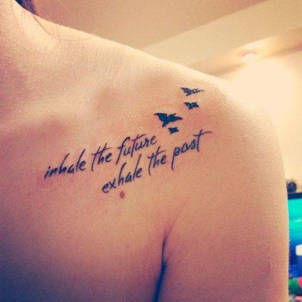 Inhale the future exhale the past tattoos: Temporary Tattoo,  Tattoo Ideas  