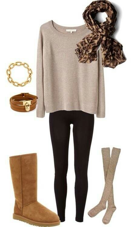cute outfits to wear with uggs