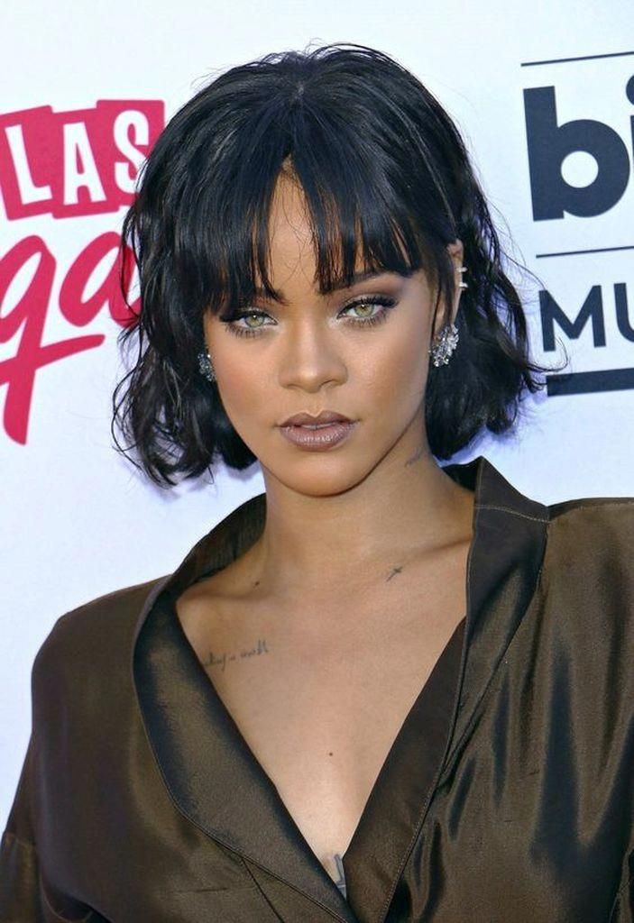 Rihanna ChinLength Blunt Bob