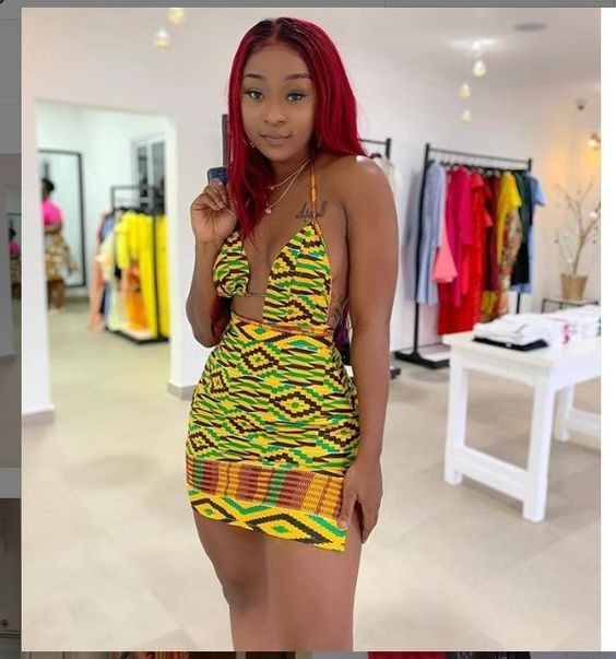 Fashion addict efia odo, Sista Afia: Television presenter,  Sista Afia,  Short African Outfits  