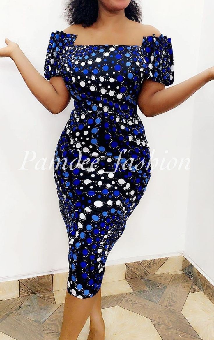 plain and pattern ankara dresses