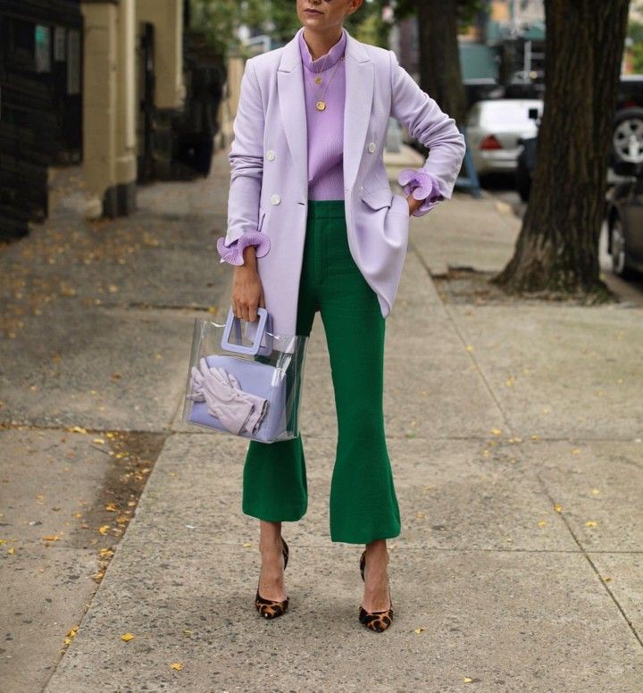 Roxo e verde moda, Animal print: Animal print,  Green Pant Outfits  