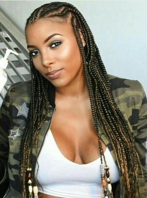 Hairstyles for black women 2019, Box braids: African Americans,  Box braids,  Braids Hairstyles,  Black hair  