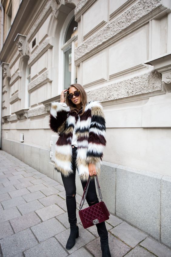 Cocktail outfit ideas kenza zouiten fur, Kenza Zouiten: Fur clothing,  Fake fur,  Fur Jacket,  Kenza Zouiten,  Fur Coat Outfit  