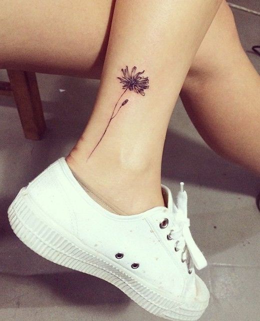 Really spectacular flower ankle tattoos, Body art: Body art,  Tattoo artist,  Tattoo Ideas  