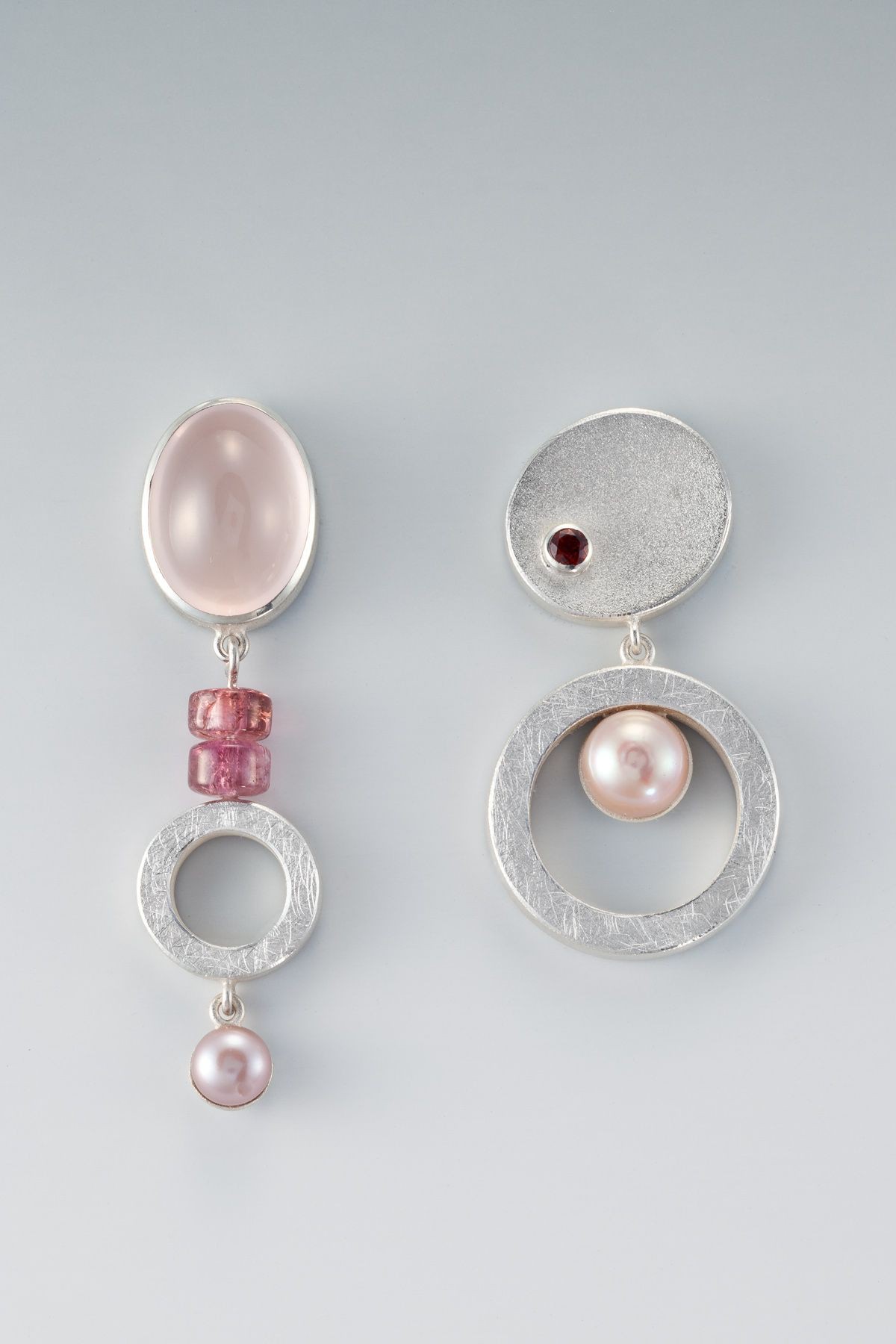 Sea Glass Asymmetrical Earrings, Body piercing jewellery, Jewelry design: Earrings,  Fashion accessory,  Jewelry design  