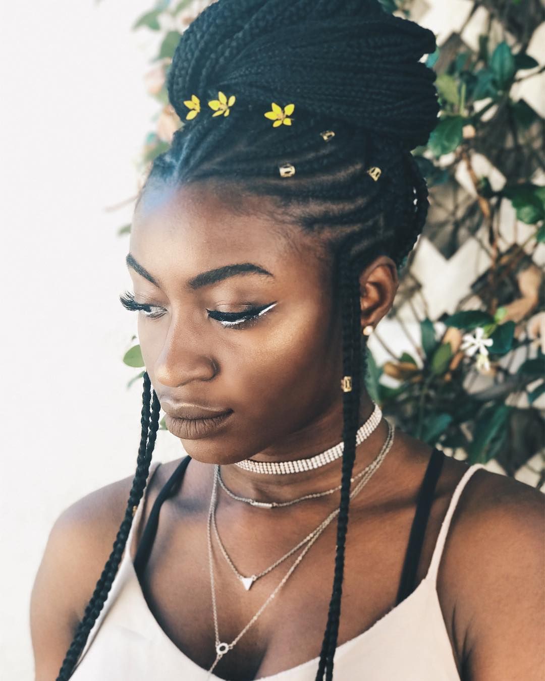 Jaunty ideas for fulani braid hairstyles, Box braids: Box braids,  Braids Hairstyles,  Fula people  