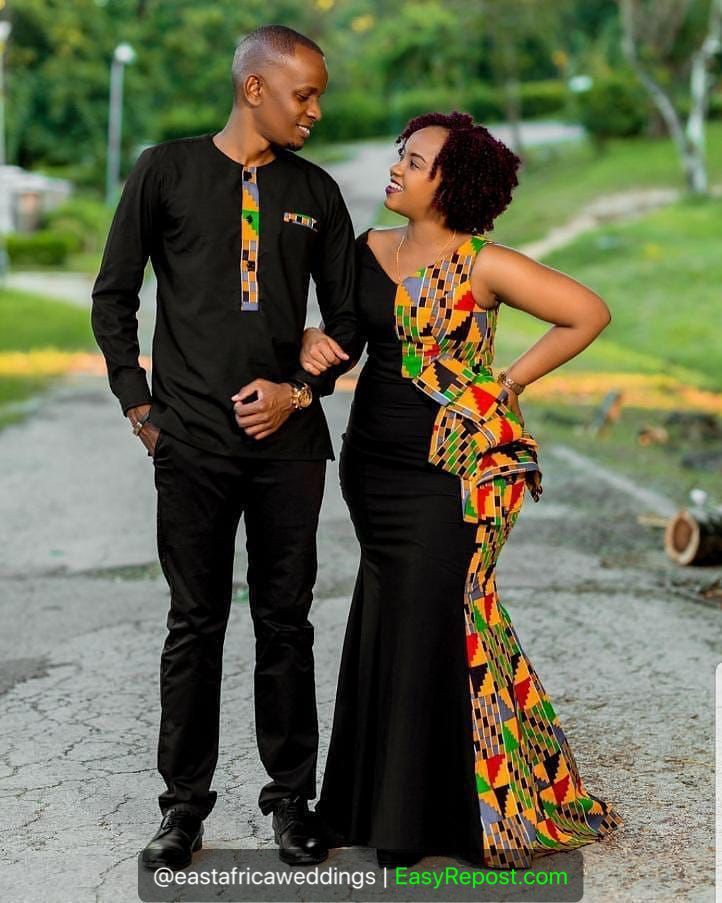 African wedding outfits for couples