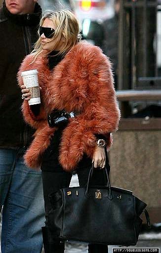Winsome ideas for olsen twins fashion, The Row: Fur Coat Outfit  