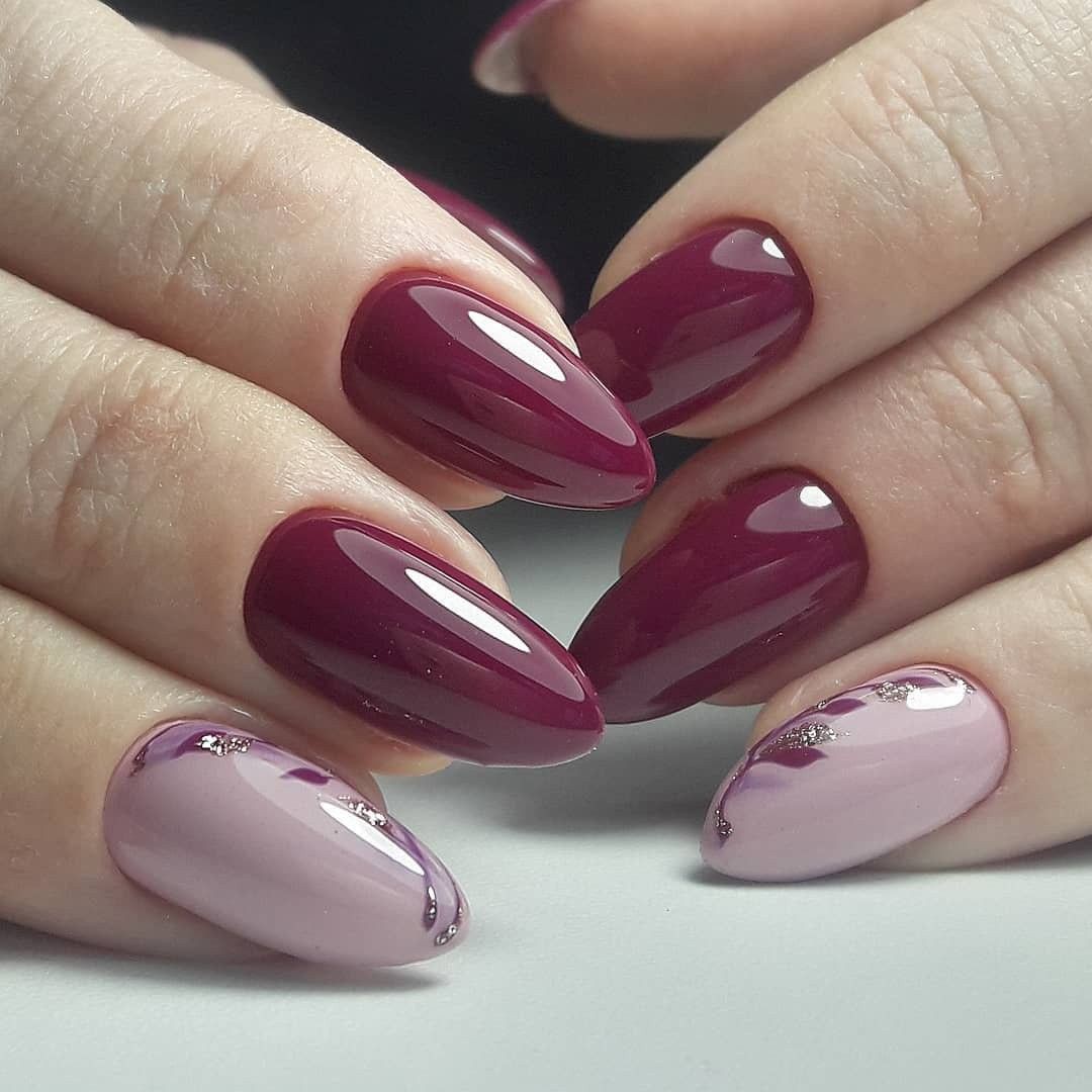 Burgundy Nails, Nail polish, Nail art: Nail Polish,  Nail art,  Gel nails,  Artificial nails,  Pretty Nails  