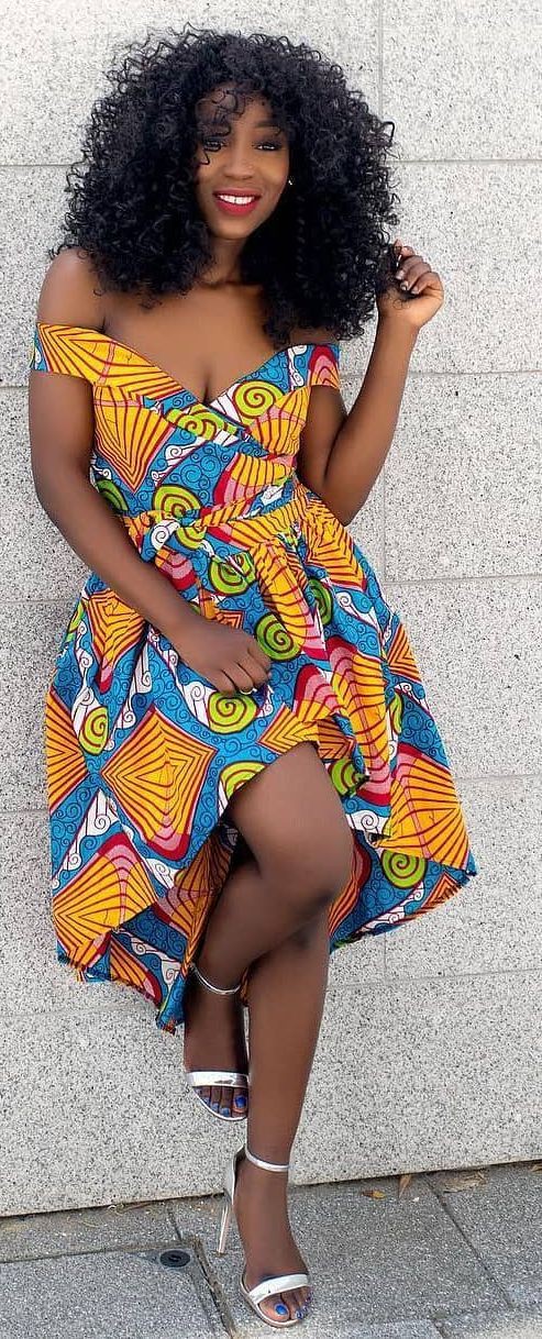 Perfect images for fashion model, African wax prints: Long hair,  Aso ebi,  Short African Outfits  