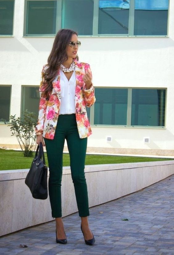 casual blazer outfits female