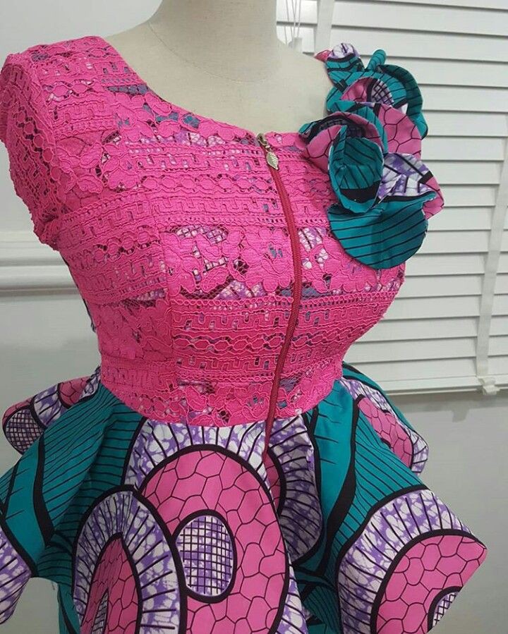 Latest and stylish ankara blouses that will make a trend in 2019 cute and perfect: party outfits,  Bandage dress,  Plus size outfit,  Aso ebi,  Casual Outfits,  Kaba Styles  