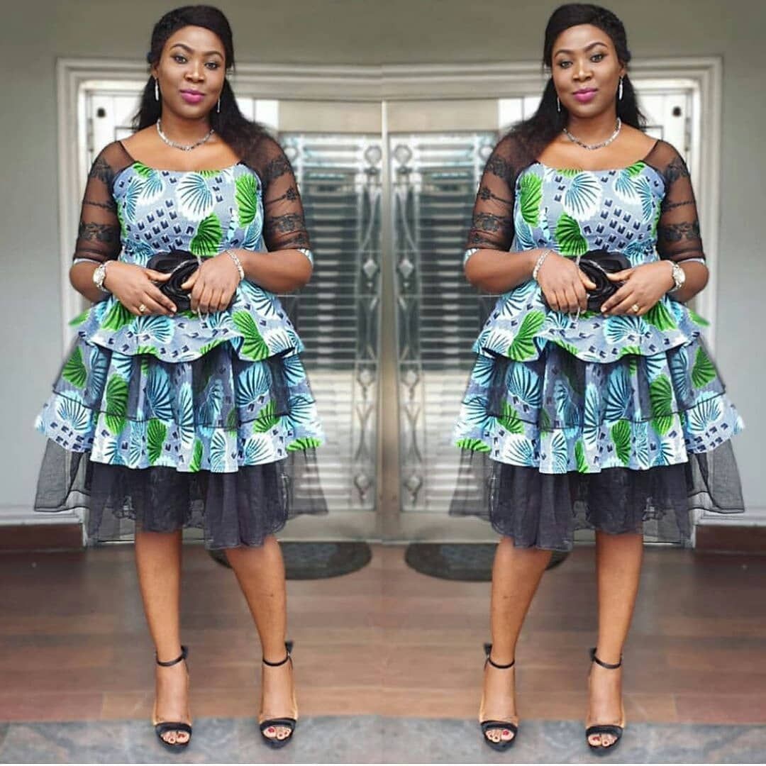 Latest Ankara Aso Ebi Styles: Ankara Outfits  