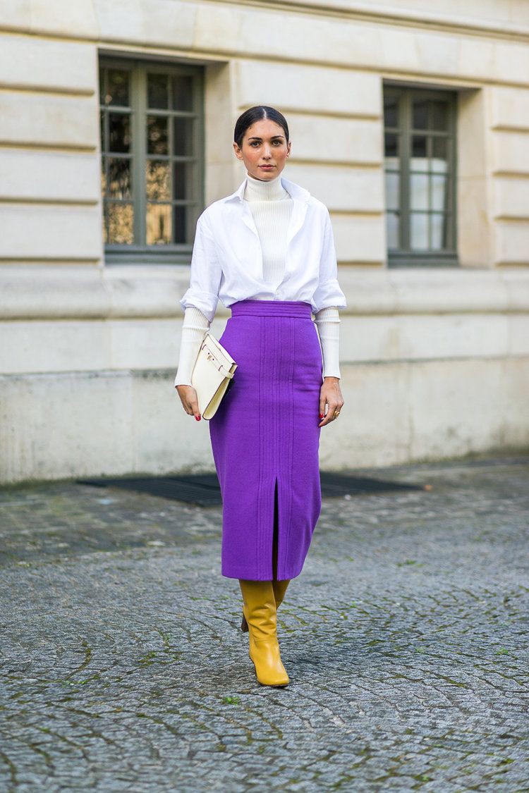 Purple Skirts 5 Ways  Skirt Outfits  Skirt Fixation