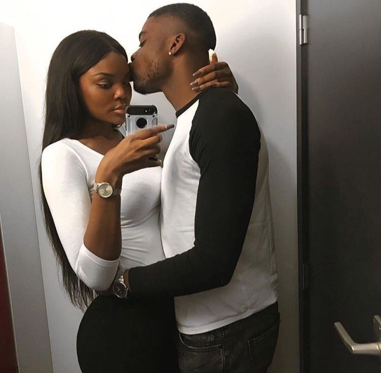 Black couple goals selfie, Interpersonal relationship: Cute Couples  