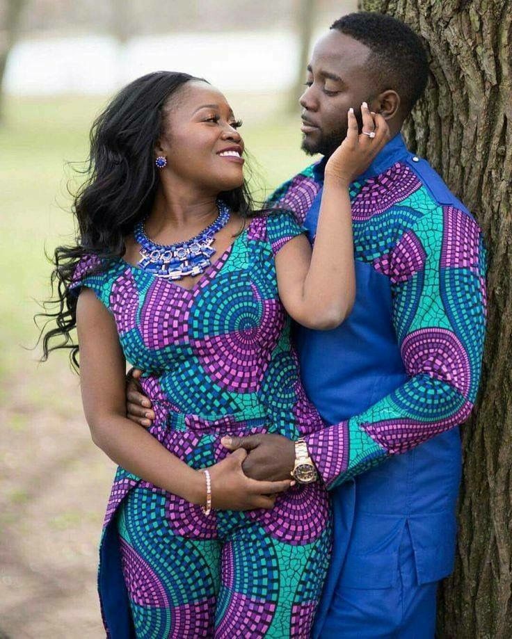 Matching African Outfits For Couples African Couple Fashion Ideas