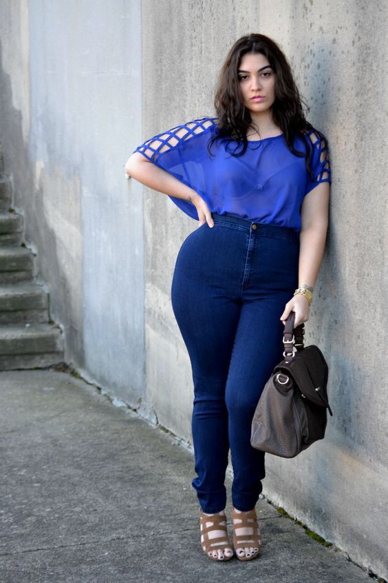 Fashion of today's need nadia aboulhosn jeans, Fashion To Figure: Plus size outfit,  Nadia Aboulhosn  