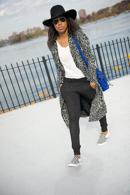 Leopard vans slip on outfit: Animal print,  vans outfits  