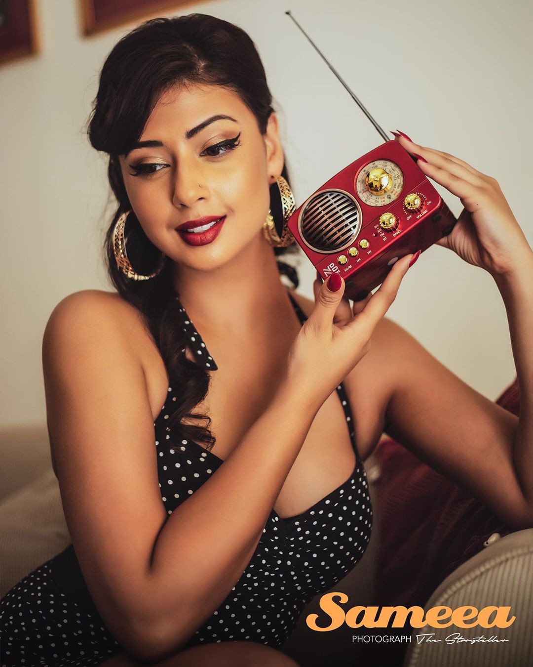 Wonderful images of photo shoot, Pin-up girl: Pin-Up Girl,  fashion model,  Retro style,  Photo shoot,  Hot Instagram Models,  Mobin Kurien  