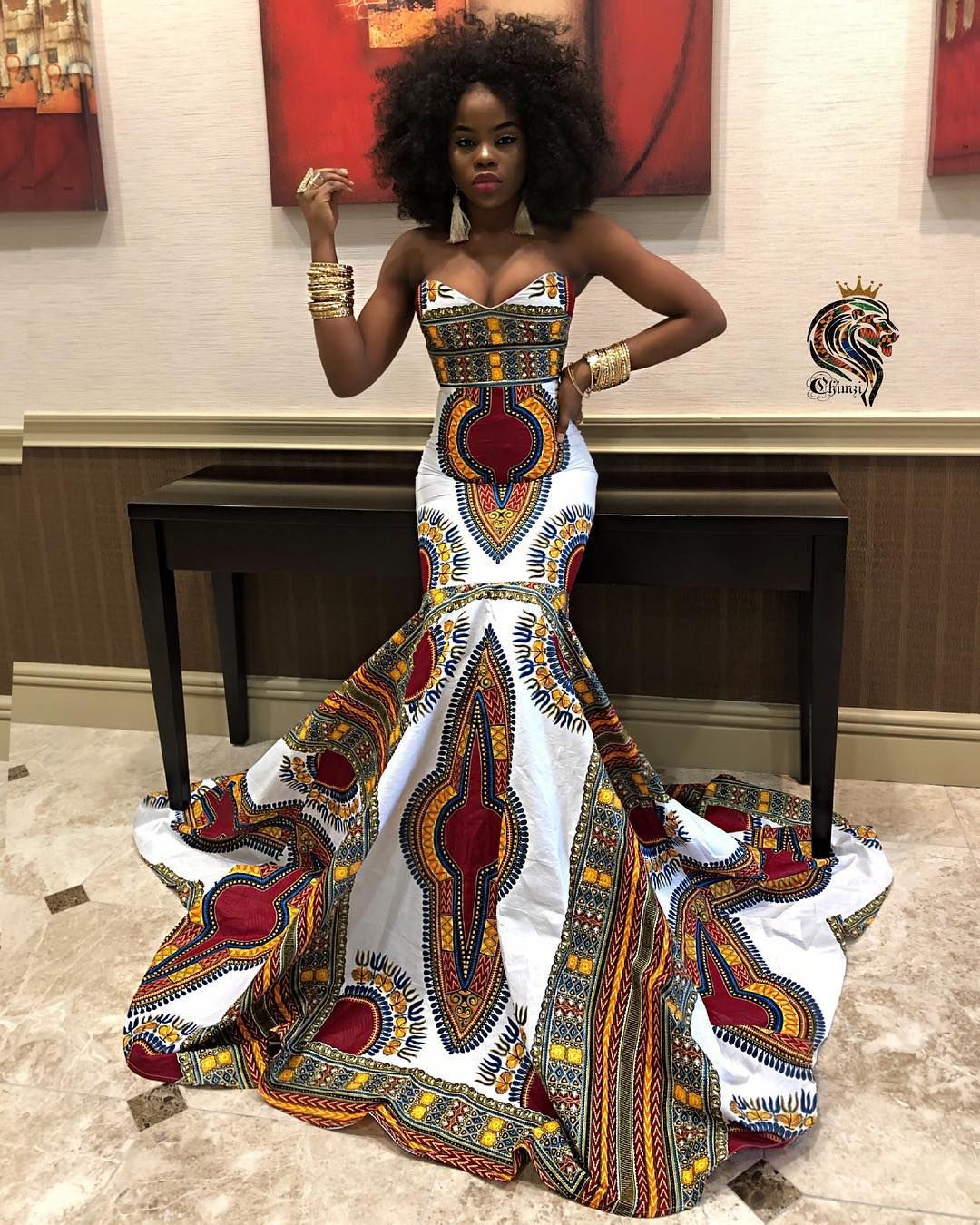  High  school  prom  african prom  dress  Black Girls Prom  