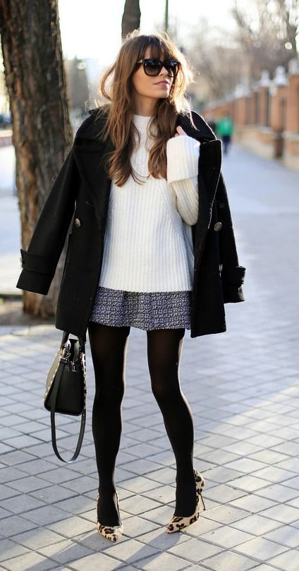 black and animal print shoes