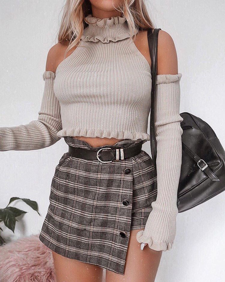 US most desired fashion sweater, Casual wear | Cropped Sweaters Outfits ...