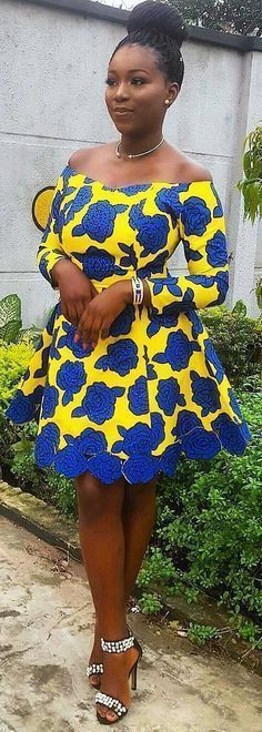 Short african dresses styles, Aso ebi: African Dresses,  Aso ebi,  Kente cloth,  Hairstyle Ideas,  Short African Outfits  