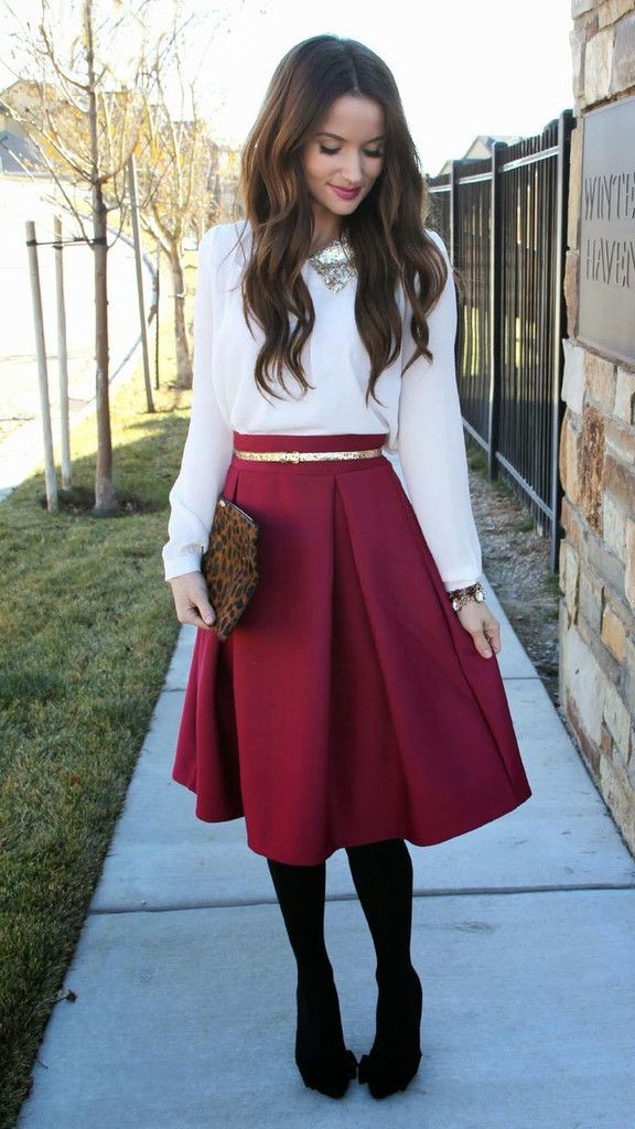 Christmas outfits for church, Christmas Day: Christmas Day,  Skater Skirt,  Skirt Outfits,  Christmas Eve,  Casual Outfits,  Xmas,  Christmas Party,  Christmas Outfit,  Sunday Church Outfit  