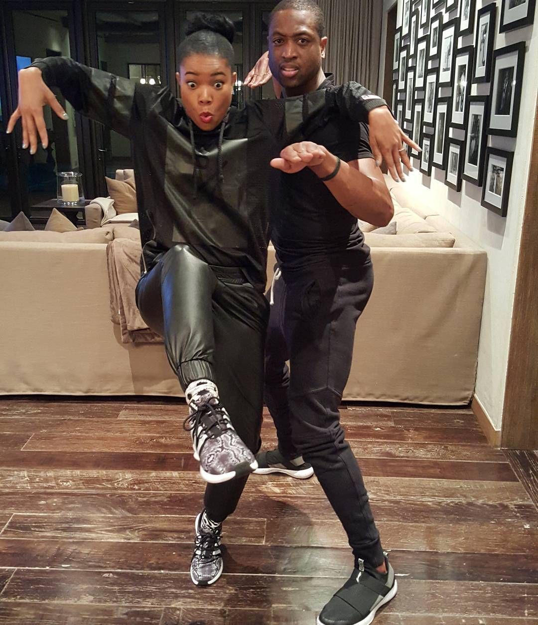 Cute gabrielle union and dwyane wade: Matching Outfits,  Internet meme,  Oprah Winfrey  