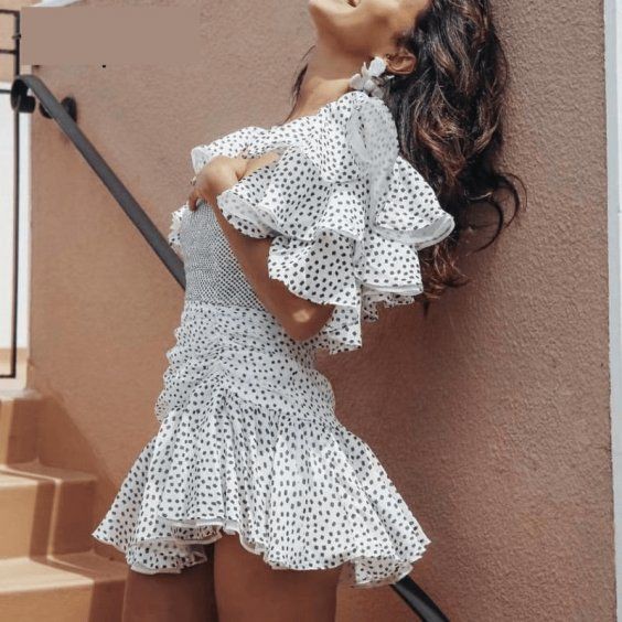 Hot Fashion Trends For Teens, Polka dot, Evening gown: Cocktail Dresses,  Evening gown,  Sheath dress,  Oh Polly,  Hot Fashion  