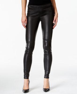Michael kors faux leather leggings: Artificial leather,  Michael Kors,  Legging Outfits,  Leather Leggings  