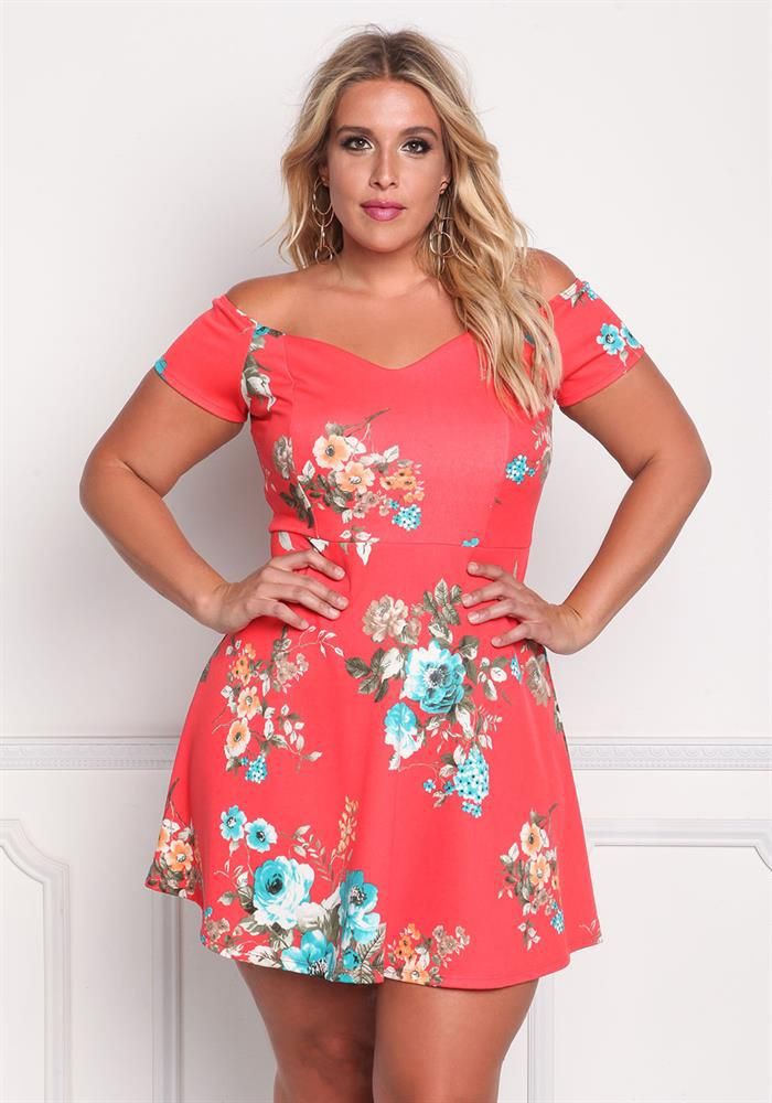 Cute! day dress, Minx sexy traje: party outfits,  Cocktail Dresses,  Plus size outfit,  Floral Dresses  