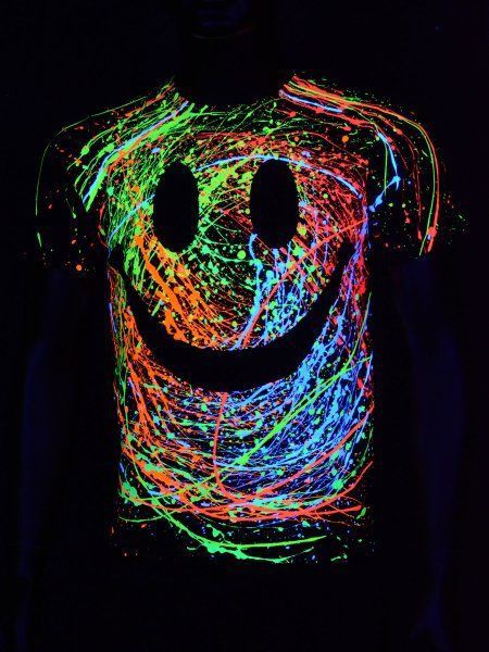 Great ideas for neon party shirt that glow in the dark | Glow In The Dark  Outfit | Glow In Dark, Glow In Night, Glowing Fishnet Outfit