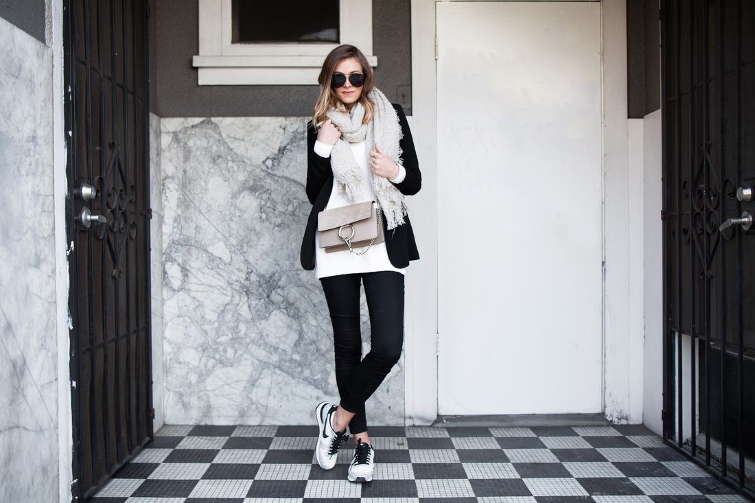 Outfits To Wear With Sneakers, Galerie West, Sincerely Jules: Sneakers Outfit,  Sincerely Jules,  Chiara Ferragni,  Galerie West  
