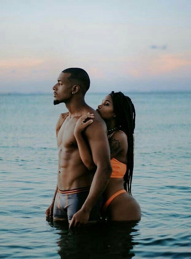 Black couples in water, Black people: Black people,  African Americans,  Cute Couples  