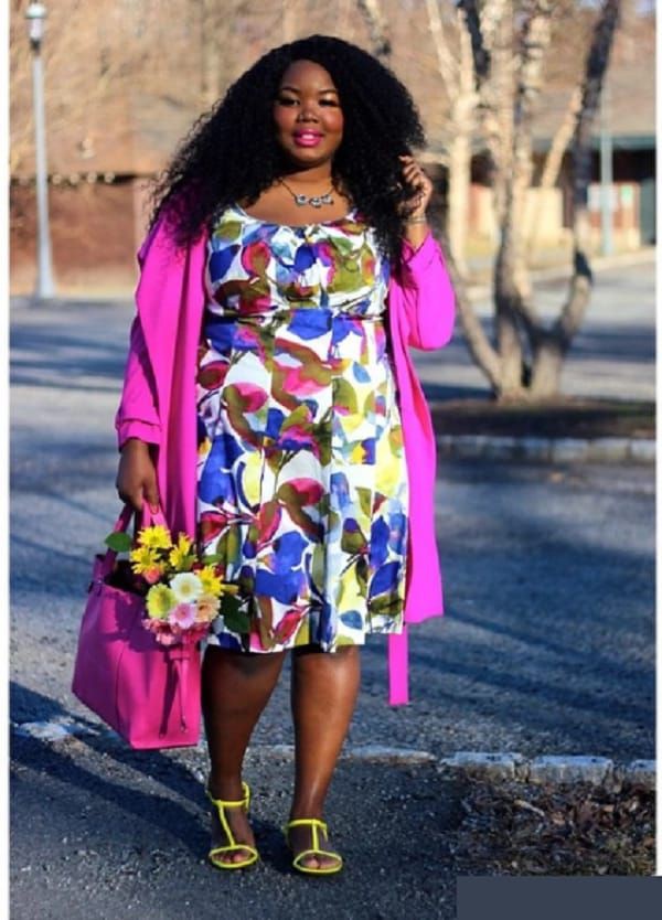 Plus size dresses for big stomach: Plus size outfit,  Plus-Size Model  