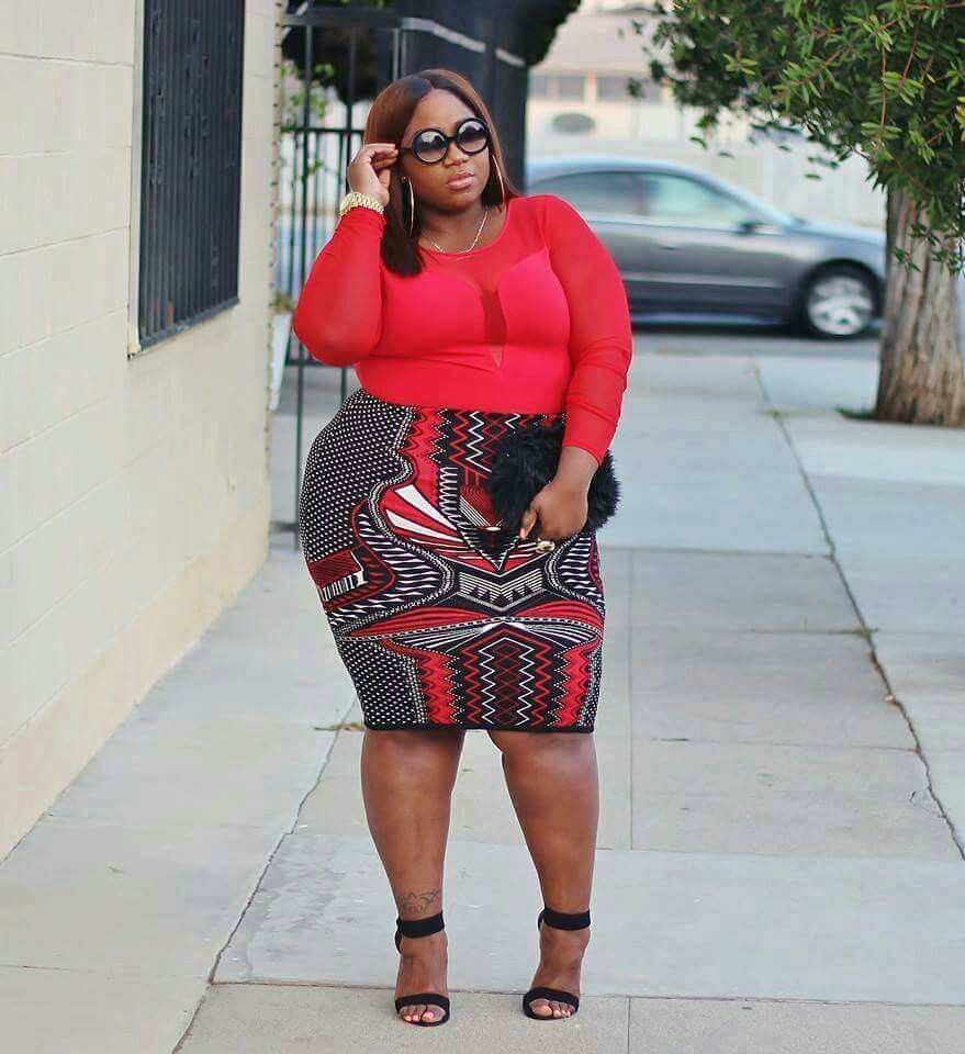 Pencil Skirt Dress Plus Size