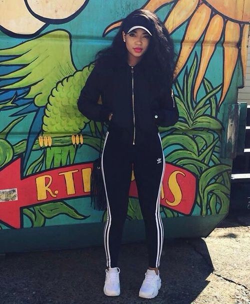 Baddie Adidas Outfits tracksuit and daily wear: Adidas Originals  