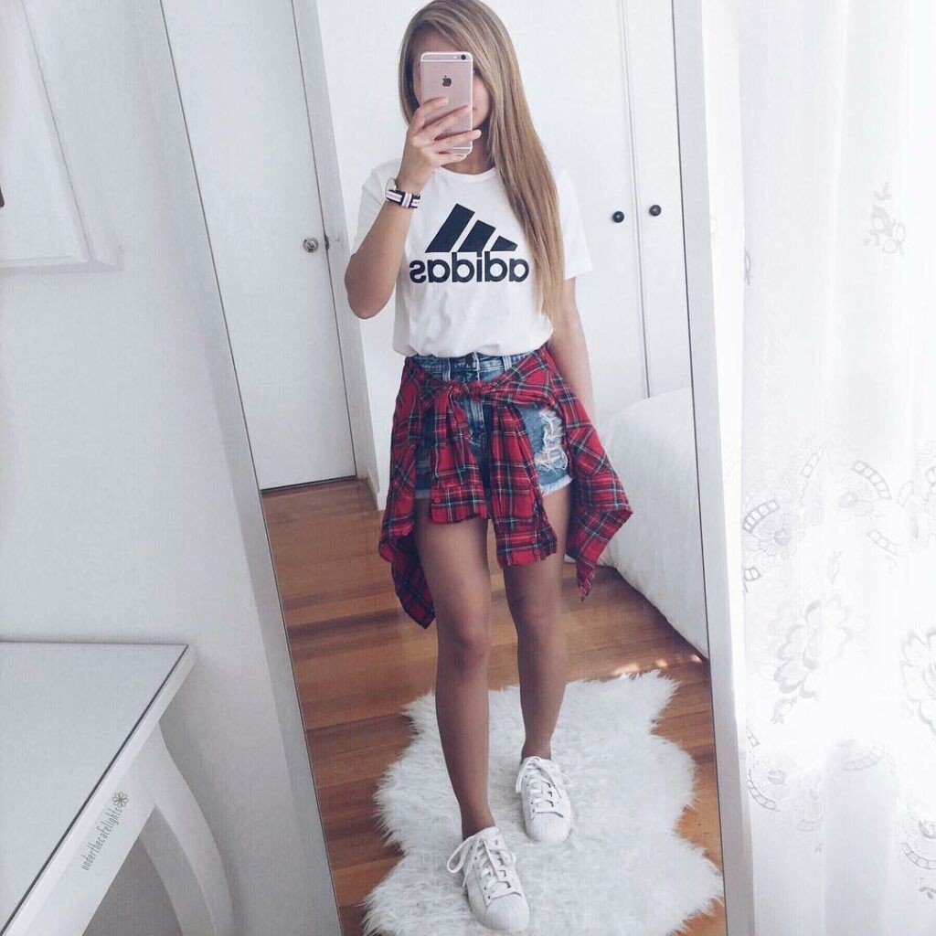 High school summer cute girl outfits: School Outfit,  Casual Outfits,  Aesthetic Outfits  