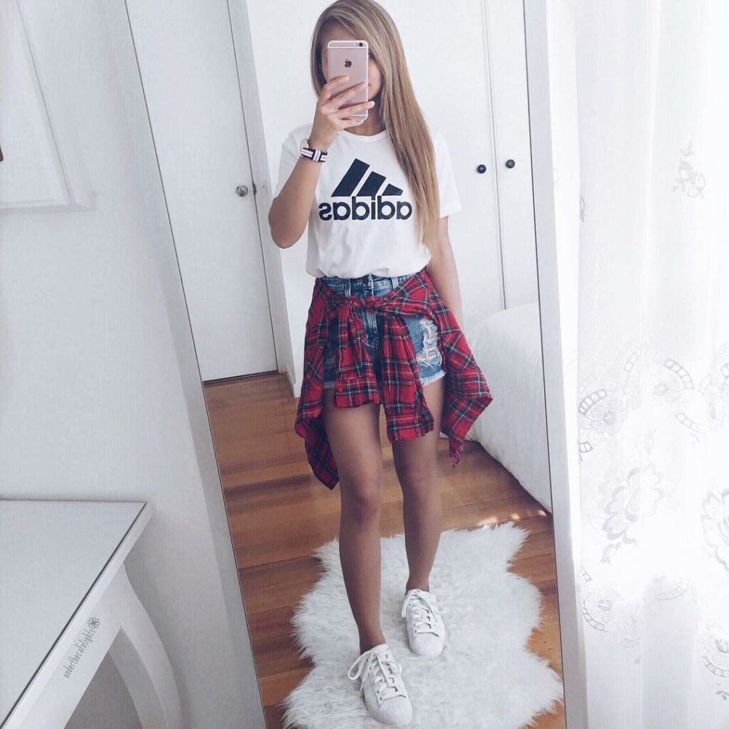 High school summer cute girl outfits | Aesthetic Outfits For School ...