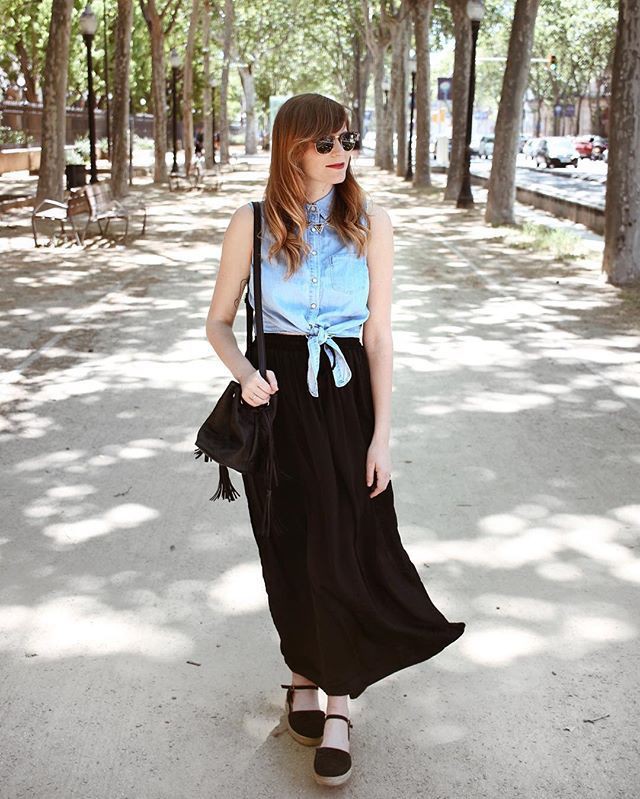 Tops To Wear With Maxi Skirts: Skirt Outfits  