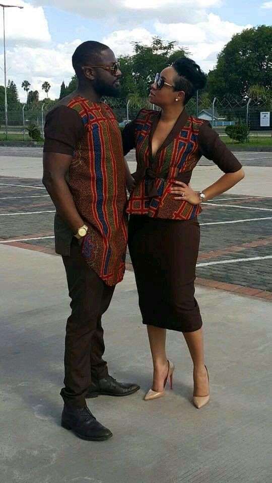 Traditional Outfits For Couples Wedding Dress African Couple Fashion 