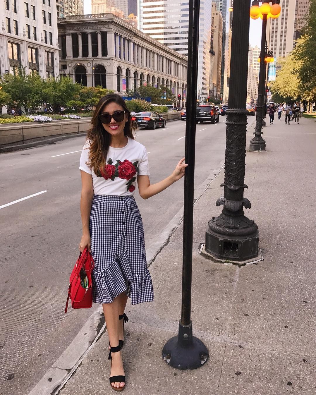 Perfect stylish ideas for chicago building, Twinset Long Skirt | Outfit ...