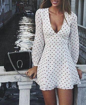Realisation par the kate ivory spot: Polka dot,  Tank Dress,  Casual Outfits,  Brunch Outfit  