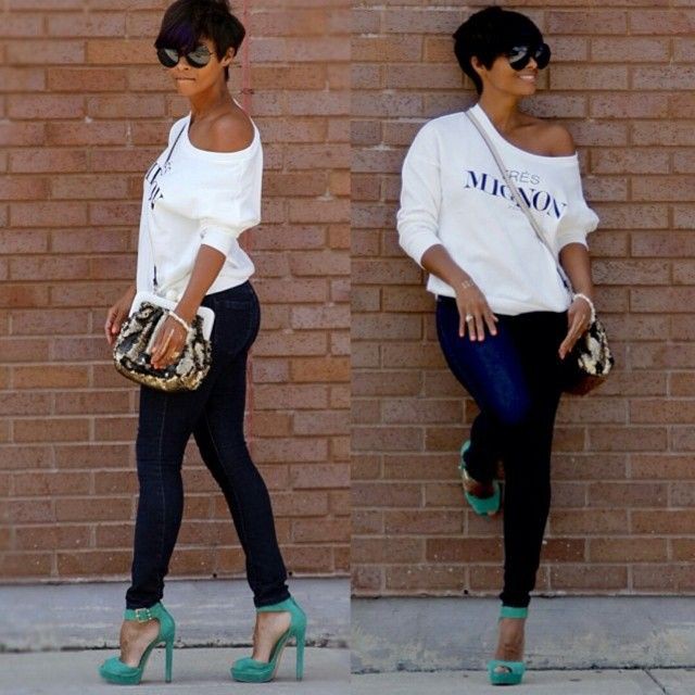 Kyrzayda rodriguez fashion style, Fashion blog | Blue Jeans Top ...