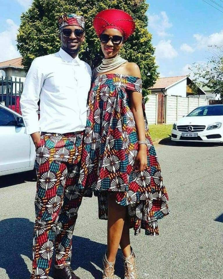 Traditional Attire For Couples Wedding Dress African Couple Fashion Ideas Folk Costume 
