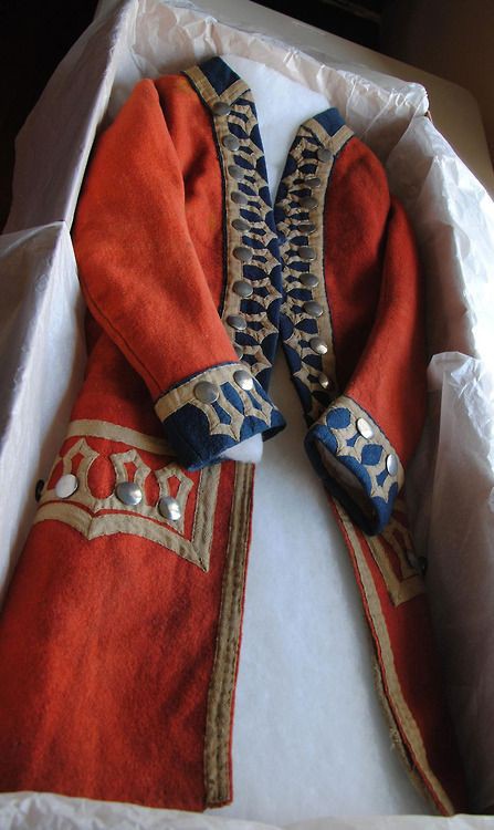 18th century 1st guards coat: Red coat,  Military uniform  
